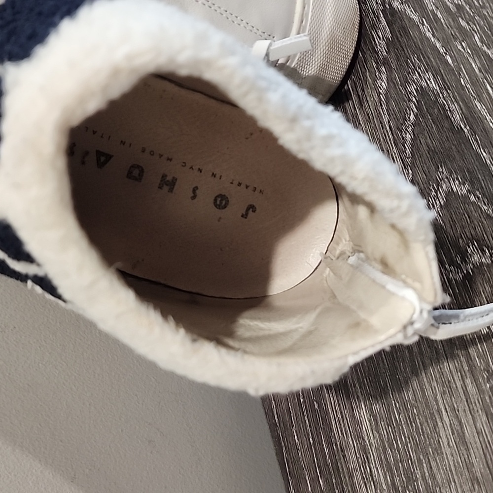 Joshua Sanders What Ever Fuzzy Zipper Back Sneaker Booties - Picture 5 of 8